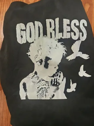 Chaqueta Negra Hombre GOD BLESS