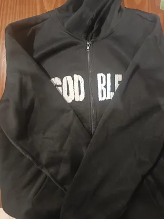 Chaqueta Negra Hombre GOD BLESS