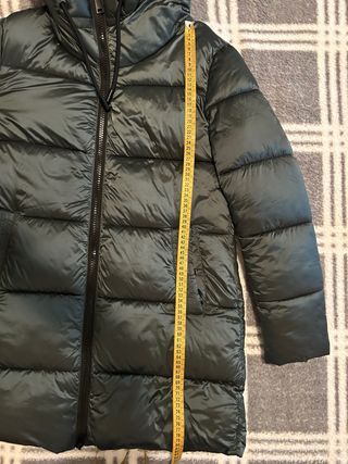 Piumino lungo verde donna taglia XL