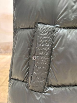 Piumino lungo verde donna taglia XL