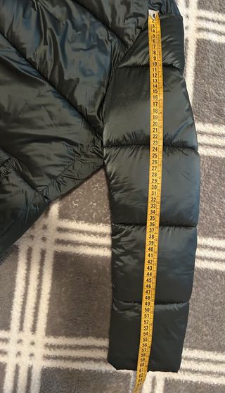 Piumino lungo verde donna taglia XL