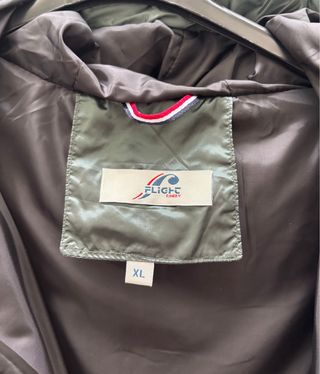 Piumino lungo verde donna taglia XL