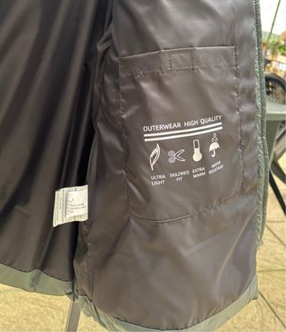 Piumino lungo verde donna taglia XL