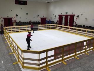 Pista de patinaje ecológica