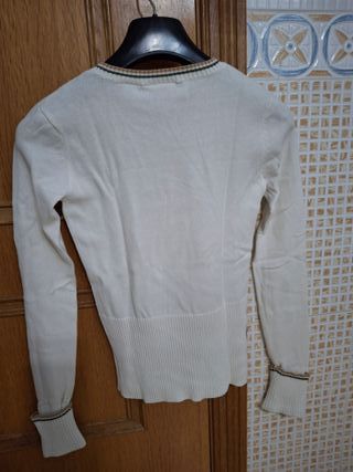 Polo Ralph Lauren Mujer T.XS Crema SEMINUEVO