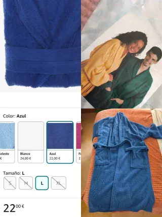 Albornoz unisex  sin estrenar