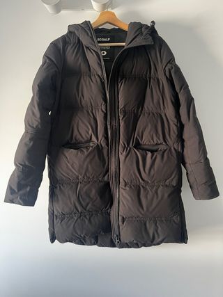 Abrigo Ecoalf mujer negro