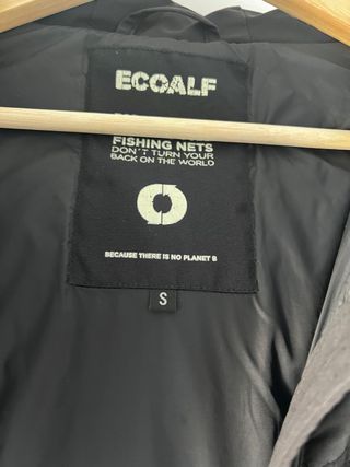 Abrigo Ecoalf mujer negro