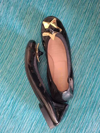 Bailarinas Pretty Ballerinas charol, 39, ¡2 usos!