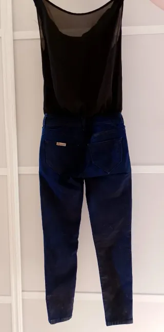 Peto vaquero y gasa Fornarina T.25