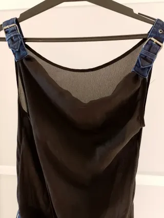 Peto vaquero y gasa Fornarina T.25