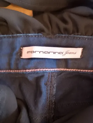 Peto vaquero y gasa Fornarina T.25