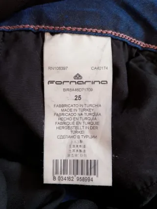 Peto vaquero y gasa Fornarina T.25