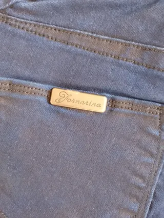 Peto vaquero y gasa Fornarina T.25