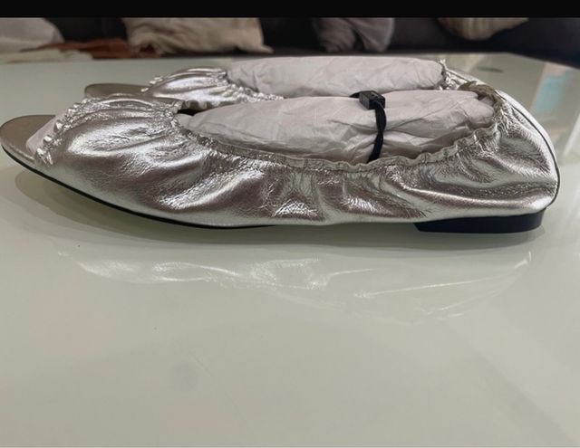 Bailarinas Zara plateadas