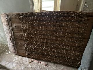 Trillo de madera rústico