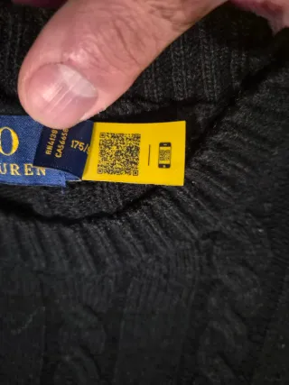 Maglione Polo Ralph Lauren Nero Uomo