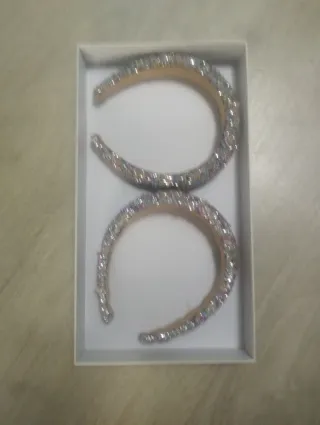 2 Diademas Brillantes Multicolor