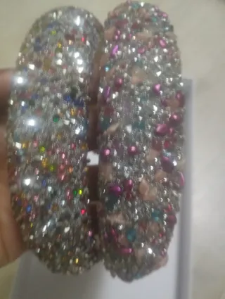 2 Diademas Brillantes Multicolor