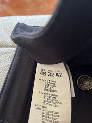 Pantaloni uomo taglia 46 blu scuro