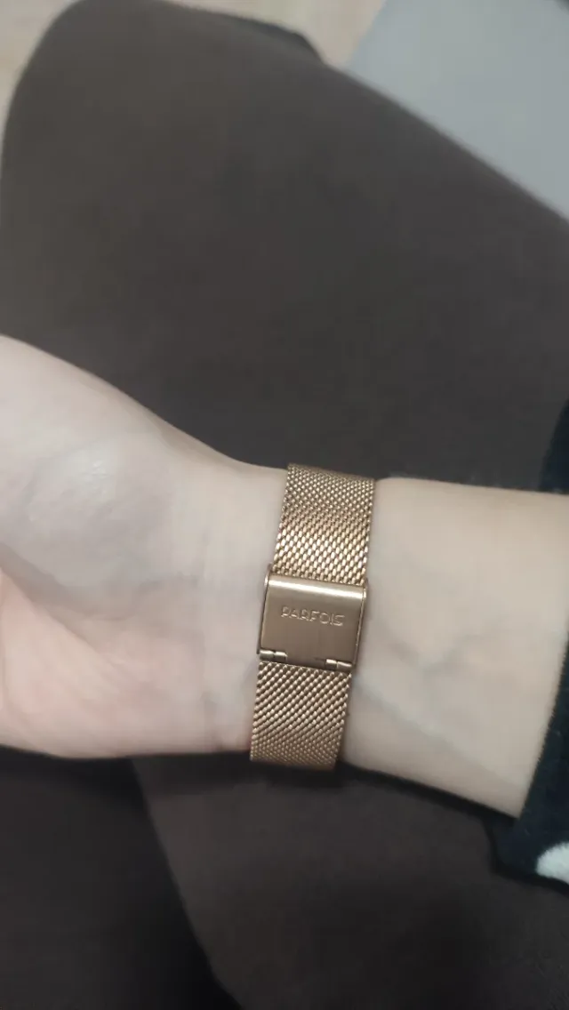 Reloj Parfoic Oro Multicolor Mapa Mundi