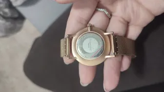 Reloj Parfoic Oro Multicolor Mapa Mundi