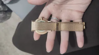 Reloj Parfoic Oro Multicolor Mapa Mundi