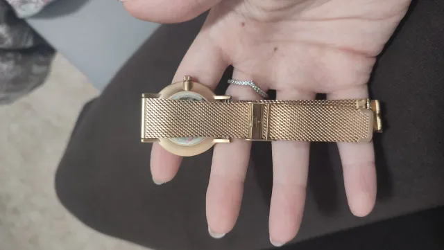 Reloj Parfoic Oro Multicolor Mapa Mundi