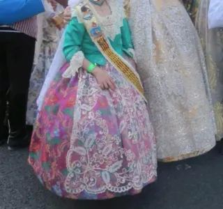 Traje de Fallera Niña Talla Única