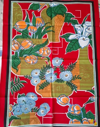 4 Asciughini Fantasia di cotone