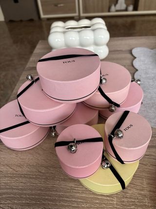 Lote 7 Cajas Joyero Tous Rosas