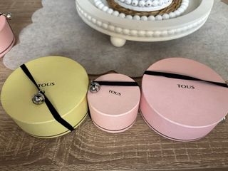 Lote 7 Cajas Joyero Tous Rosas