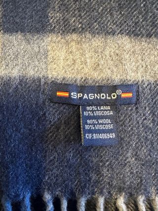 Bufanda Tommy Hilfiger Rayas Azul/Gris