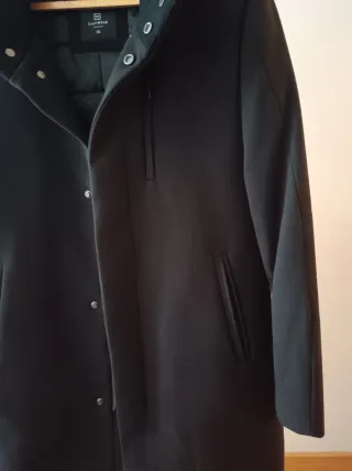 Abrigo Easy Wear Negro Hombre Talla M