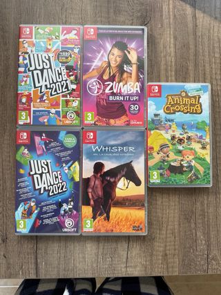 Juegos Nintendo Switch: Just Dance, Zumba, Animal