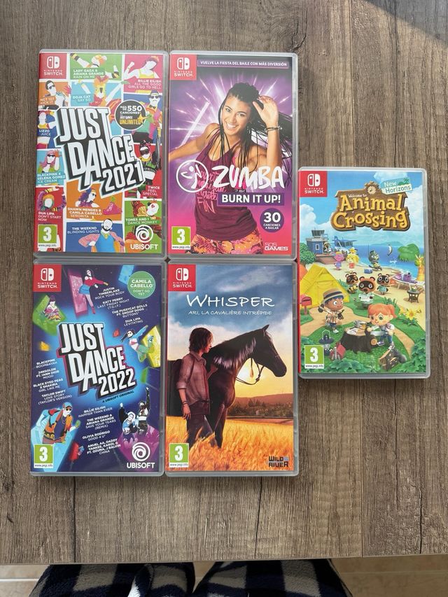 Juegos Nintendo Switch: Just Dance, Zumba, Animal