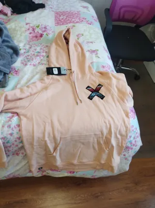 Sudadera Blue Banana color salmon