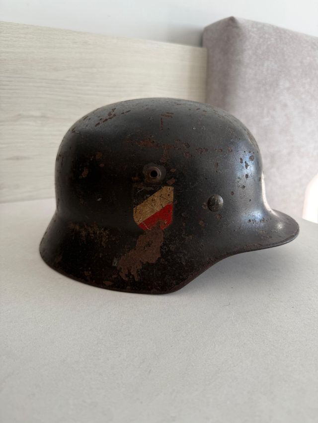 Casco Alemán M35 Luftwaffe Doble Calca