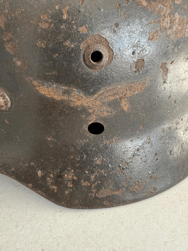 Casco Alemán M35 Luftwaffe Doble Calca