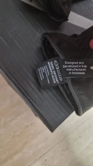 Guantes Moto Alpinestars de Cuero Talla M.