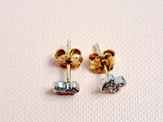 Pendientes Tous Puppies Oro Blanco Diamantes