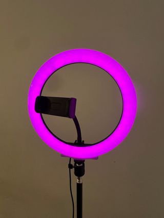 Aro de luz LED 26cm con trípode