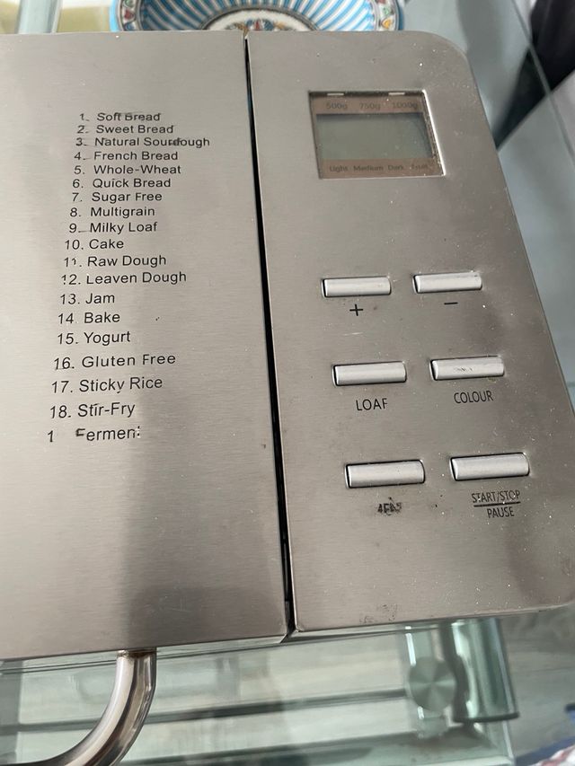 Panificadora Aicok 650W - 19 Programas