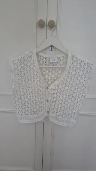 Top Corto Crochet Lefties Talla M