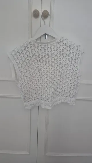 Top Corto Crochet Lefties Talla M
