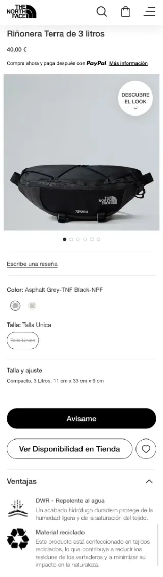 Riñonera The North Face Terra Forest Olive