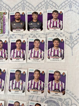 Cromos LaLiga Real Valladolid