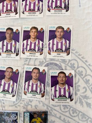 Cromos LaLiga Real Valladolid