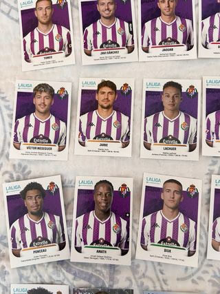 Cromos LaLiga Real Valladolid