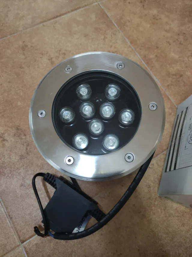 Luce per piscina RGB in acciaio inossidabile